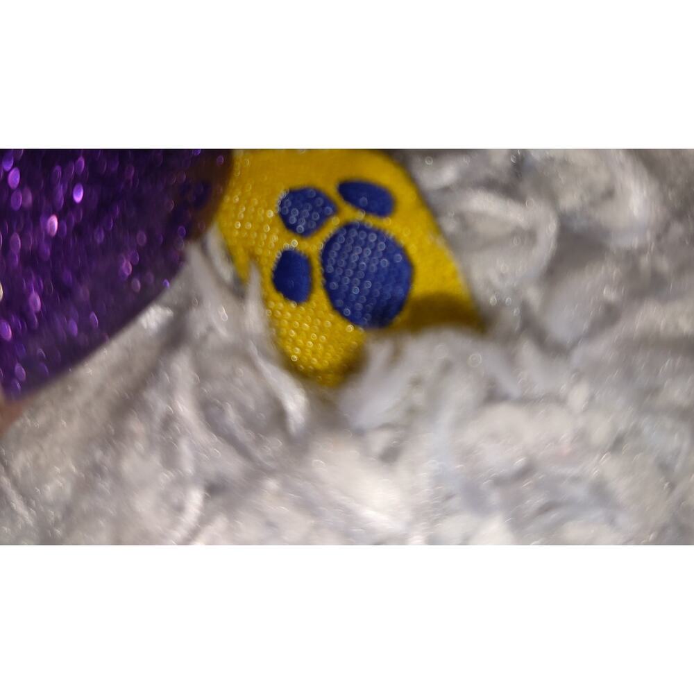 Build A Bear Blue Curly Teddy Bear Plush Stuffed Animal RETIRED Powder Blue 16" - Picture 14 of 16